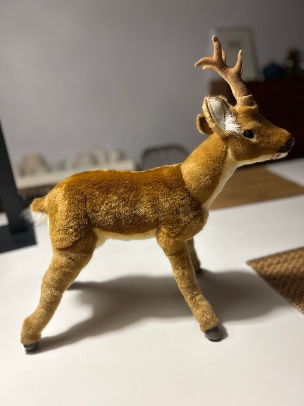 HANSA LIKE NEW BUCK PLUSHIE 12 “ tall  
plushie